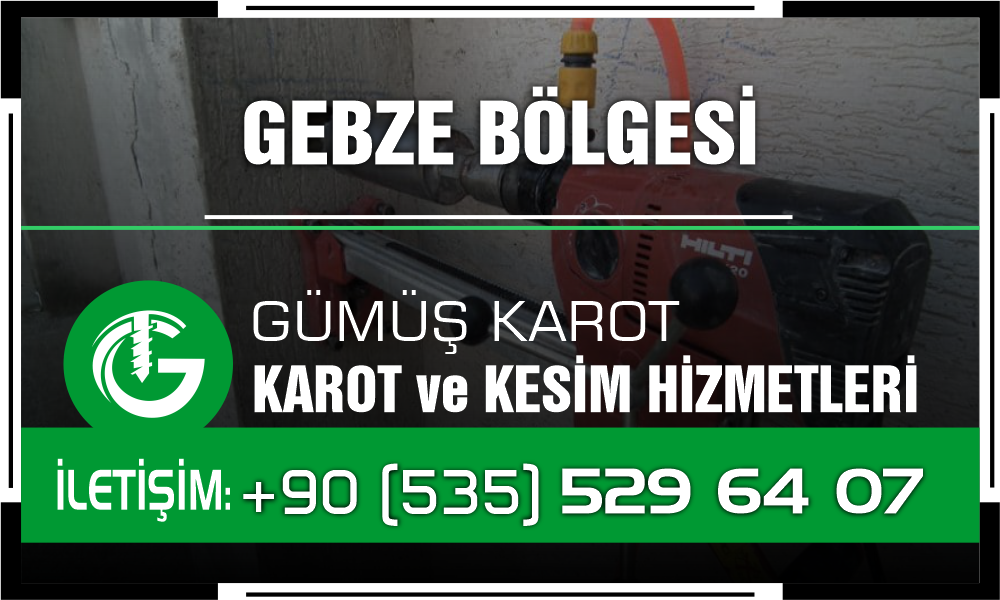 Gebze Karot Delme ve Kesim Hizmeti Uygun Fiyatlarla - Sancaktepe Karotçu Firması Bul!